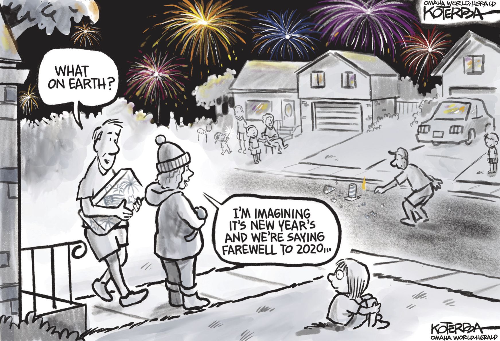 Jeff Koterba's latest cartoon: Two holidays in one